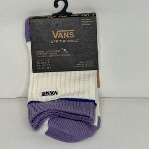 Vans women’s White and Purple Casual Socks